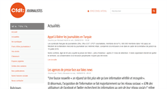 Desktop Screenshot of journalistes-cfdt.fr