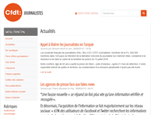 Tablet Screenshot of journalistes-cfdt.fr